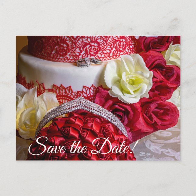 Postal Pastel, Bouquet y Anillos de 1242 Bodas (Anverso)