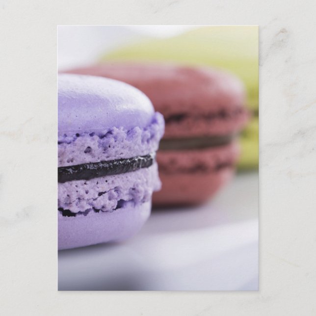 Postal Pastel Chef French Macaron (Anverso)