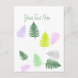 Postal Pastel Colours Lucky Fern