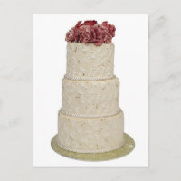 Pastel de Boda de capa redonda