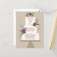 Pastel de Boda floral moderno