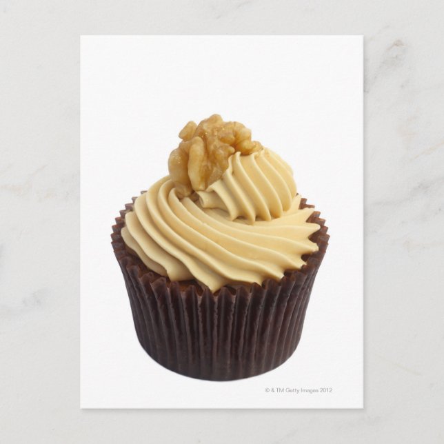 Postal Pastel de café con crema de café y (Anverso)