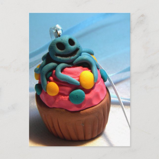 Postal Pastel de calamares (Anverso)