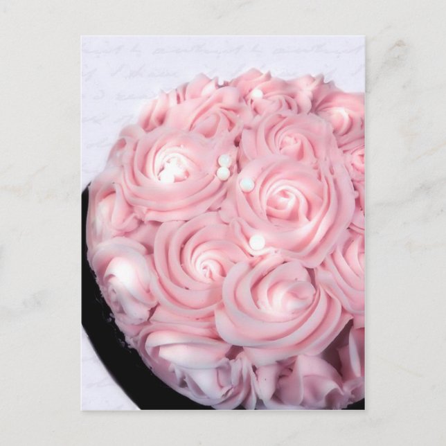 Postal Pastel de champagne Rosa (Anverso)