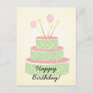 Postal Pastel de Confetti