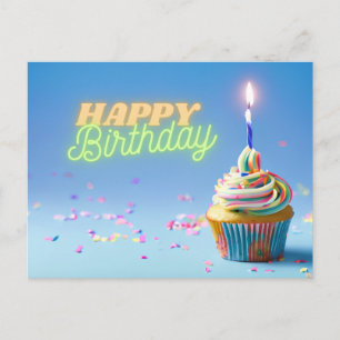 Postal Pastel de Cumpleaños