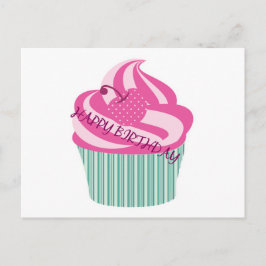 Postal Pastel de cumpleaños feliz