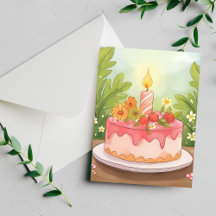 Pastel de Cumpleaños Rosa | Feliz Cumpleaños