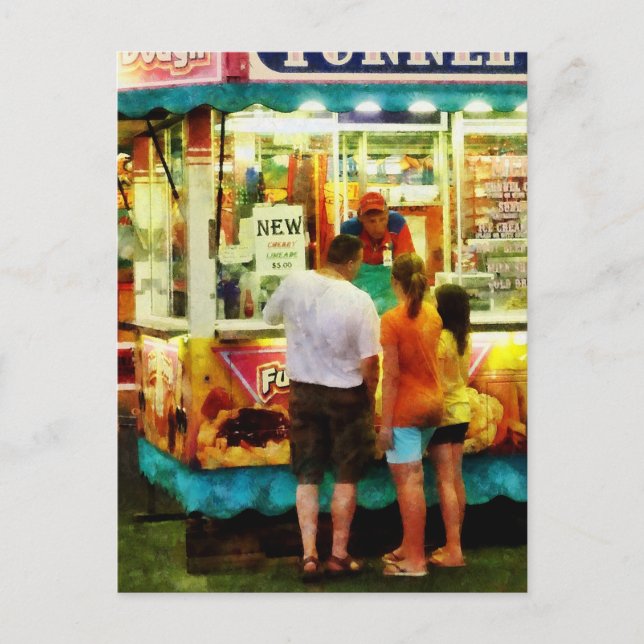 Postal Pastel de embudo (Anverso)