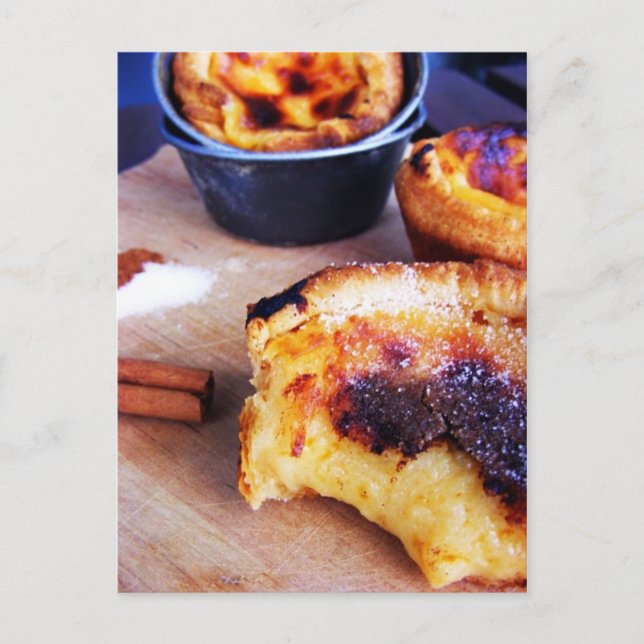 Postal pastel de nata (Anverso)