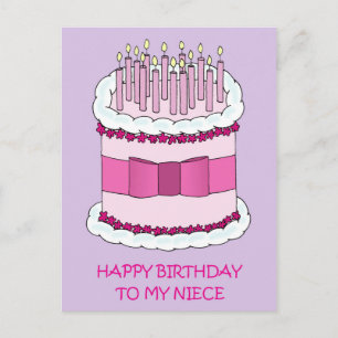 Postal Pastel de Personalizado de cumpleaños feliz a la s