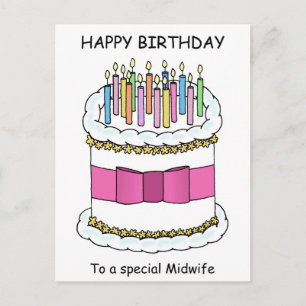 Postal Pastel de Personalizado de cumpleaños feliz de par