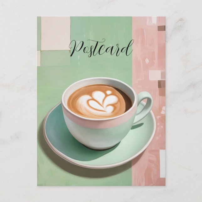 Postal Pastel Latte (Anverso)