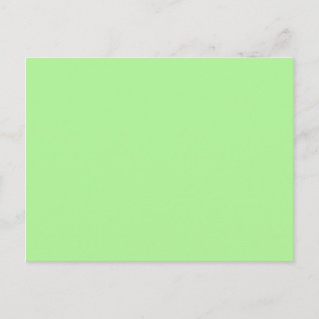 Postal Pastel Lime Sherbet Blank (Anverso)