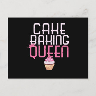 Postal pastelería reina de la pastelería bizcochos pastel