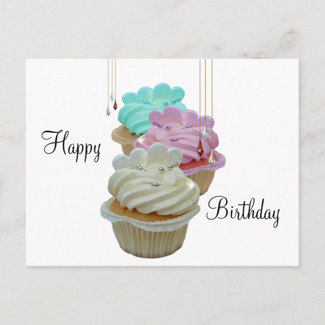 Postal ¡Pasteles con Bling! (Anverso)