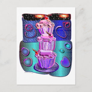 Postal pasteles de copa 1