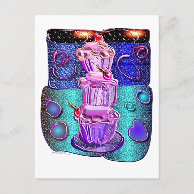 Postal pasteles de copa 1 (Anverso)