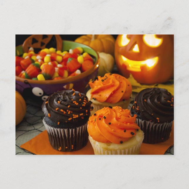 Postal Pasteles de Halloween (Anverso)