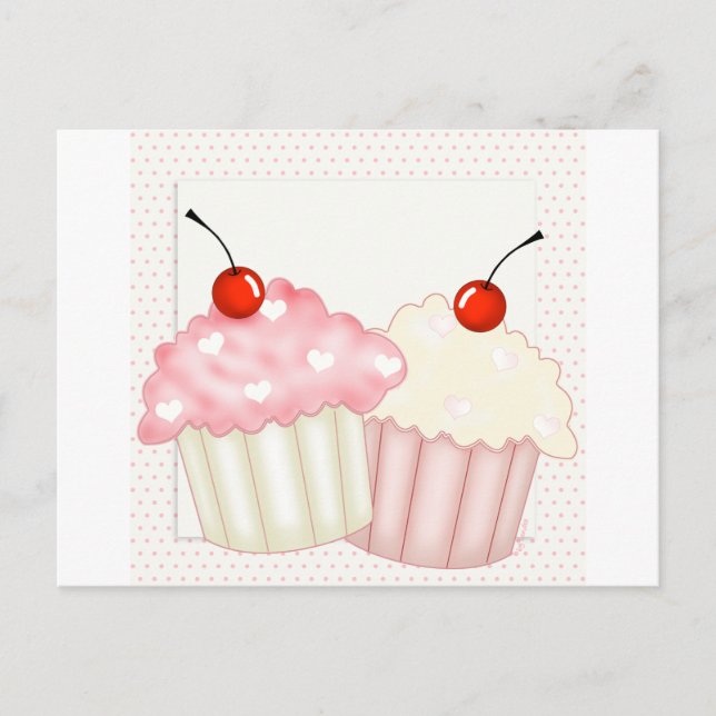 Postal Pasteles rosados (Anverso)