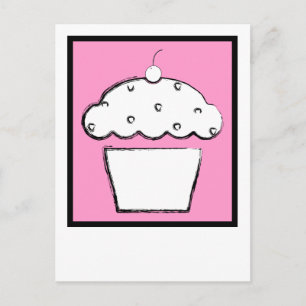 Postal pastelito de cerezo
