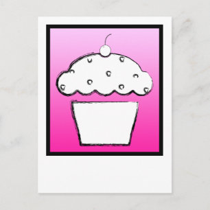 Postal pastelito de cerezo