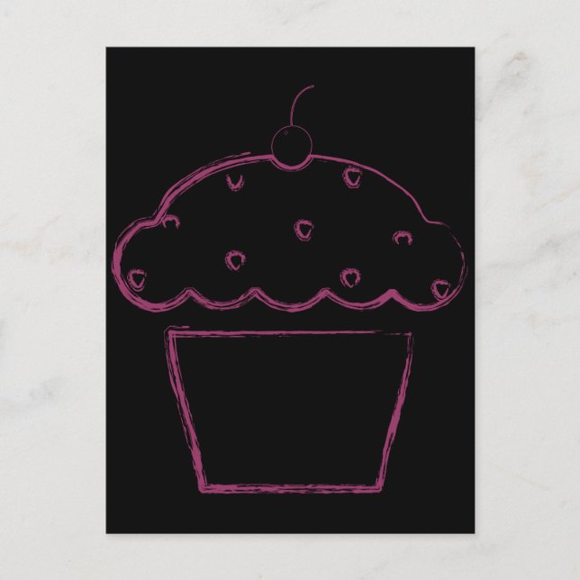 Postal pastelito de cerezo (Anverso)