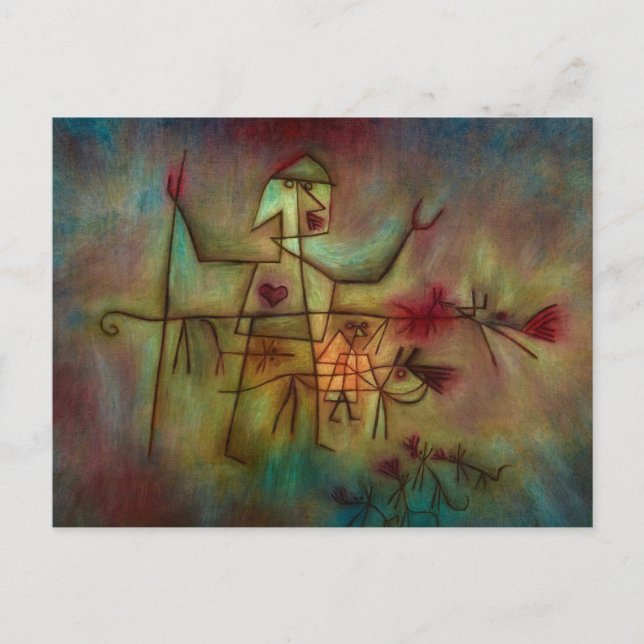 Postal Pastor, 1929 por Paul Klee (Anverso)