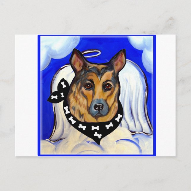 POSTAL PASTOR ALEMÁN (Anverso)