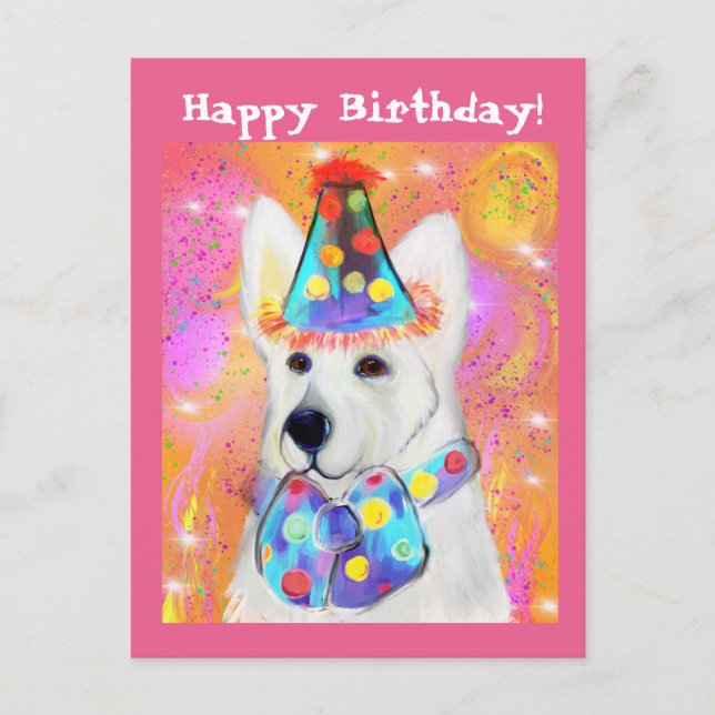 Postal Pastor alemán (Anverso)