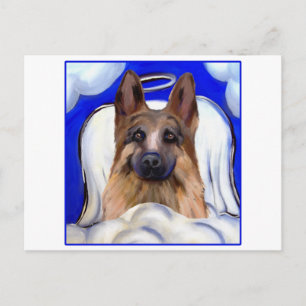Postal Pastor Alemán  ÁNGEL DE MASCOTAS