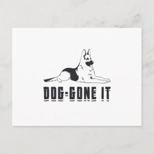 Postal Pastor Alemán, Perro, Vintage Animal