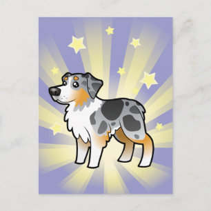 Postal Pastor Australiano de la Pequeña Estrella