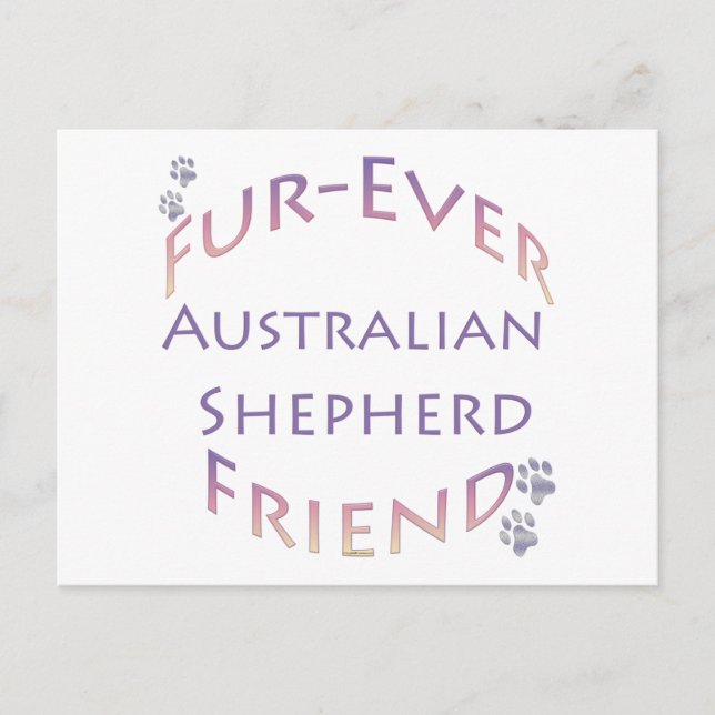 Postal Pastor Furever de Australia (Anverso)