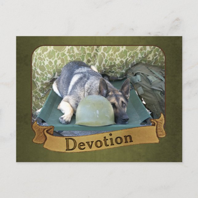 Postal Pastor Militar Alemán (Anverso)