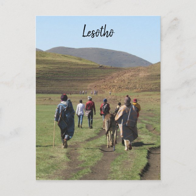 Postal pastores lesotho (Anverso)