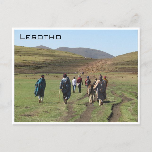 Postal pastores lesotho (Anverso)