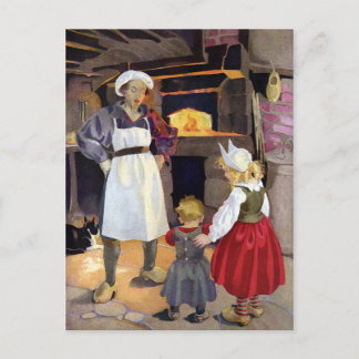 Postal Pat-A-Cake: Panadería y rima de guardería infantil