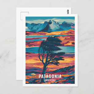 Postal Patagonia Argentina Famoso Travel Place