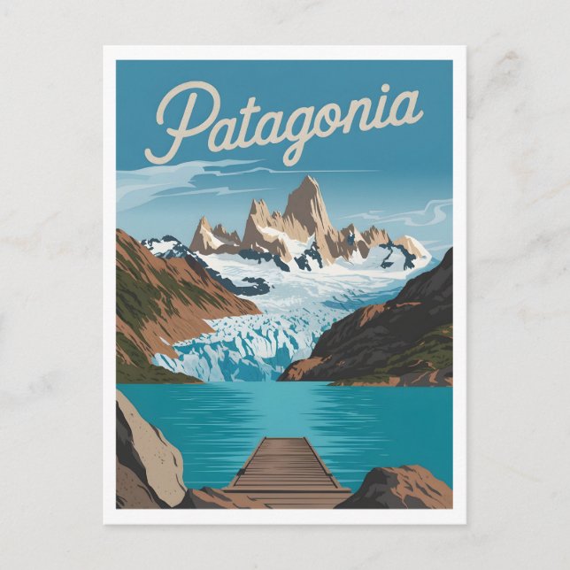 Postal Patagonia Vintage (Anverso)