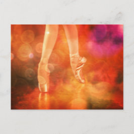 Postal Patas bailarinas bailarinas de baile