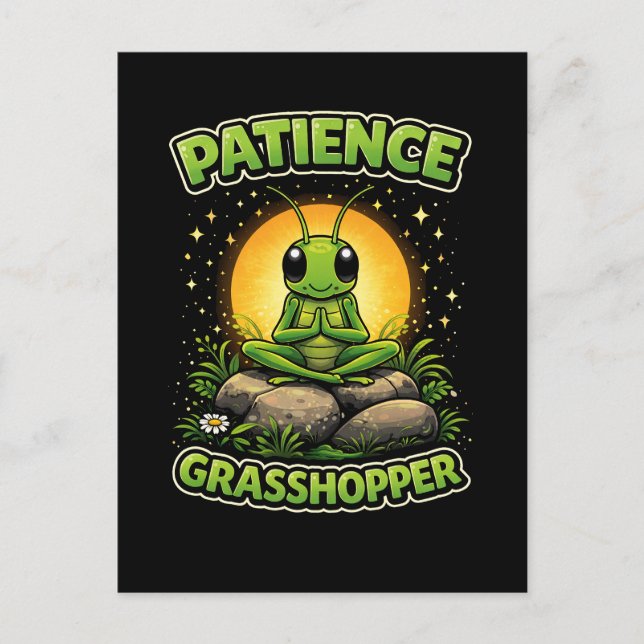 Postal Patience Grasshopper (Anverso)