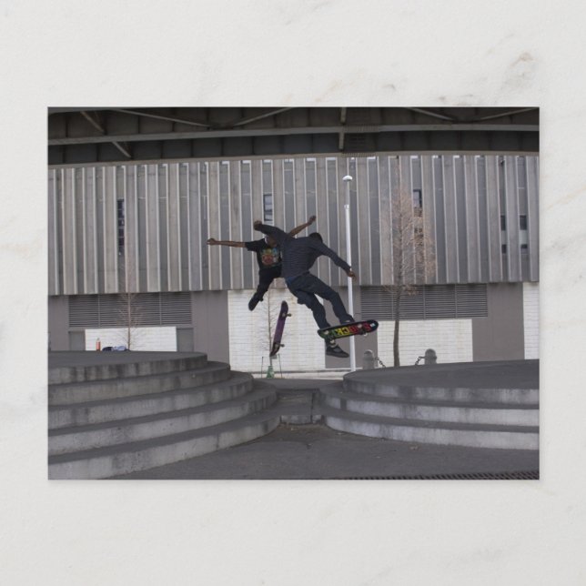 Postal Patinador (Anverso)