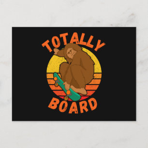 Postal Patinador de skateboard divertido