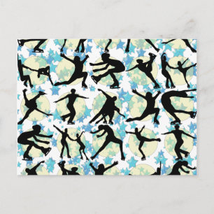 POSTAL PATINADORES DE FIGURA