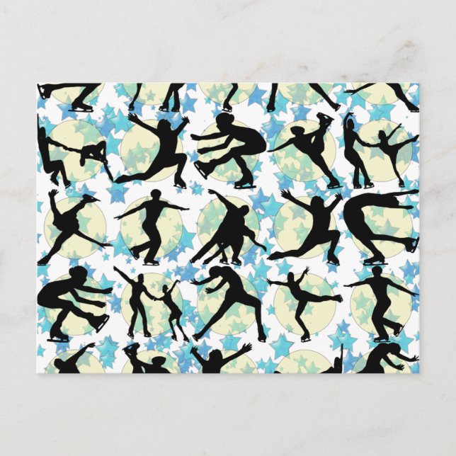 POSTAL PATINADORES DE FIGURA (Anverso)