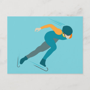 Postal Patinaje de velocidad