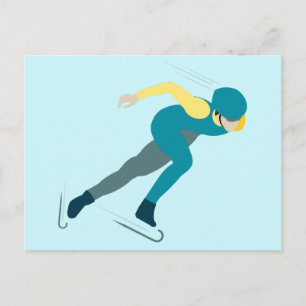 Postal Patinaje de velocidad