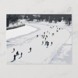 Postal Patinaje en el canal Rideau - Postcard