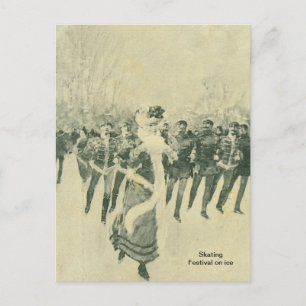 Postal Patinaje, Festival del Hielo,